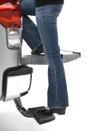 Toyota Tundra BedStep - Rear - AMP Research - Retractable - Black - `07-`13 Toyota Tundra BedStep - Rear - AMP Research - Retractable - Black - `07-`13